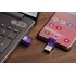 Clé USB-C & USB-A Kingston DataTraveler microDuo 3C G3 256 Go - Violet - USB 3.2