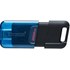 Clé USB-C Kingston DataTraveler 80 M 256 Go - Bleu, Noir - USB 3.2