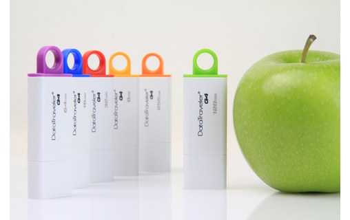 Clé USB Kingston DataTraveler G4 16 Go - Blanc, Bleu - USB 3.2