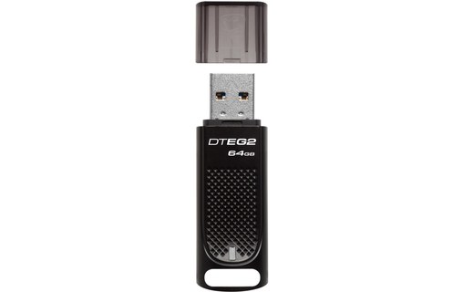 Clé USB Kingston DataTraveler Elite G2 64 Go - Noir - USB 3.2