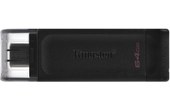 Clé USB-C Kingston DataTraveler 70 64 Go - Noir - USB 3.2