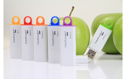 Clé USB Kingston DataTraveler G4 16 Go - Blanc, Bleu - USB 3.2