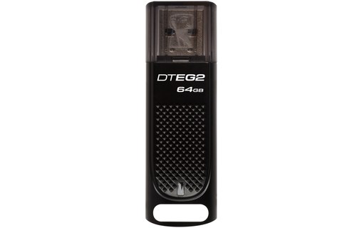 Clé USB Kingston DataTraveler Elite G2 64 Go - Noir - USB 3.2