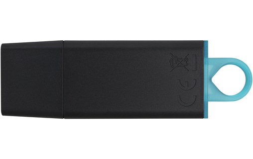 Clé USB Kingston DataTraveler Exodia 64 Go - Noir, Turquoise - USB 3.2