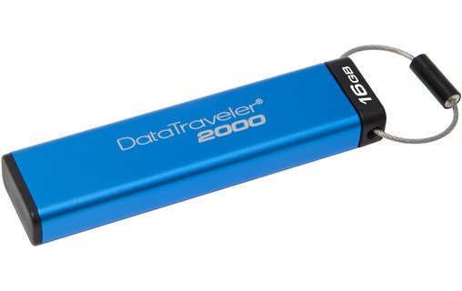 Clé USB Kingston DataTraveler 2000 16 Go - Bleu - USB 3.2