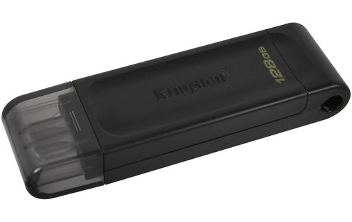 Clé USB-C Kingston DataTraveler 70 128 Go - Noir - USB 3.2