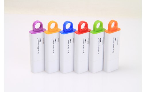 Clé USB Kingston DataTraveler G4 16 Go - Blanc, Bleu - USB 3.2