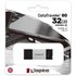 Clé USB-C Kingston DataTraveler 80 32 Go - Argent, Noir - USB 3.2