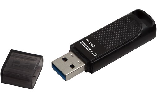 Clé USB Kingston DataTraveler Elite G2 64 Go - Noir - USB 3.2
