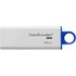 Clé USB Kingston DataTraveler G4 16 Go - Blanc, Bleu - USB 3.2