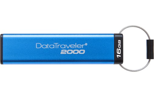 Clé USB Kingston DataTraveler 2000 16 Go - Bleu - USB 3.2
