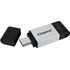 Clé USB-C Kingston DataTraveler 80 32 Go - Argent, Noir - USB 3.2