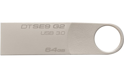 Clé USB Kingston DataTraveler SE9 G2 64 Go - Argent - USB 3.2