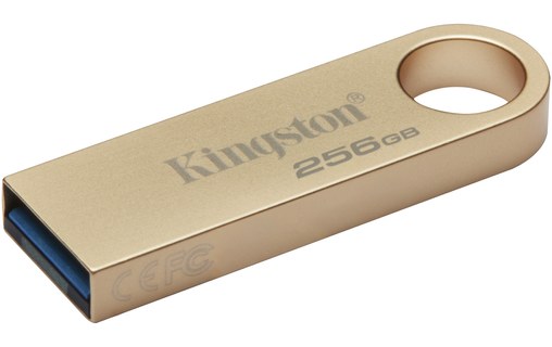Clé USB Kingston DataTraveler SE9 G3 256 Go - Or - USB 3.2