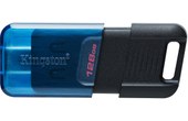 Clé USB-C Kingston DataTraveler 80 M 128 Go - Bleu, Noir - USB 3.2