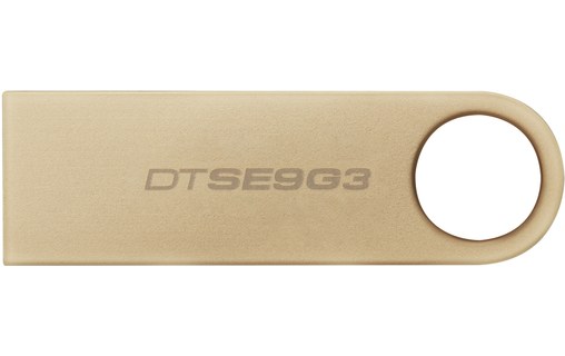 Clé USB Kingston DataTraveler SE9 G3 64 Go - Or - USB 3.2