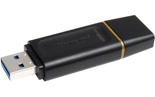 Clé USB Kingston DataTraveler Exodia 128 Go - Noir, Jaune - USB 3.2