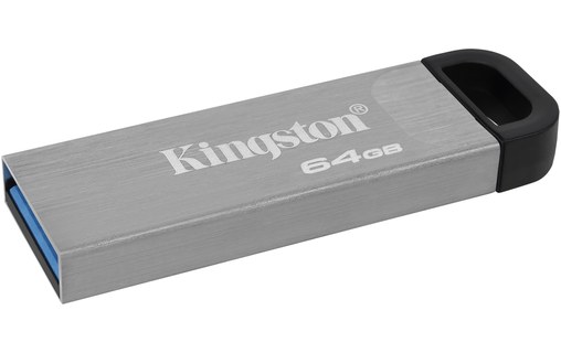 Clé USB Kingston DataTraveler Kyson 64 Go - Argent - USB 3.2