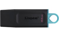 Clé USB Kingston DataTraveler Exodia 64 Go - Noir, Turquoise - USB 3.2