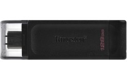 Clé USB-C Kingston DataTraveler 70 128 Go - Noir - USB 3.2