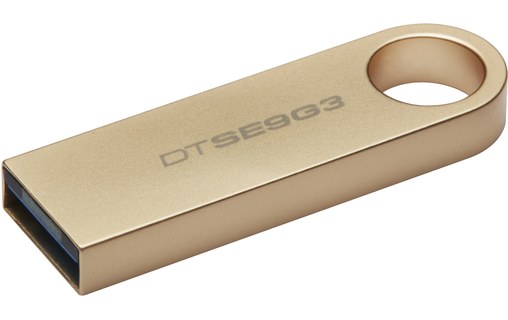 Clé USB Kingston DataTraveler SE9 G3 64 Go - Or - USB 3.2