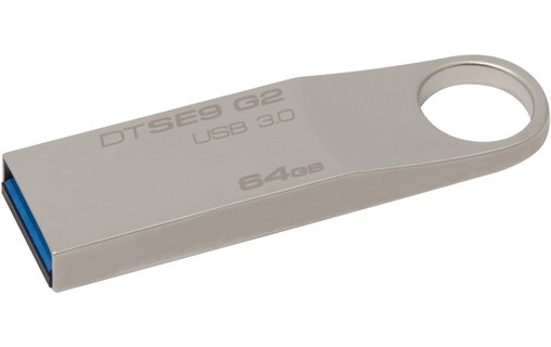 Clé USB Kingston DataTraveler SE9 G2 64 Go - Argent - USB 3.2