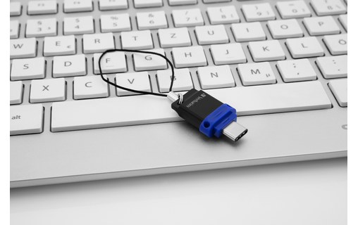 Clé USB-C et USB-A Verbatim Store 'n' Go 64 Go - Argent, Bleu, Noir - USB 3.2