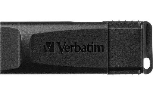 Clé USB Verbatim Slider 128 Go - Noir - USB 2.0