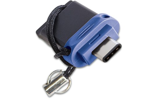 Clé USB-C et USB-A Verbatim Store 'n' Go 64 Go - Argent, Bleu, Noir - USB 3.2