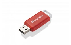 Clé USB Verbatim V DataBar 16 Go - Rouge - USB 2.0
