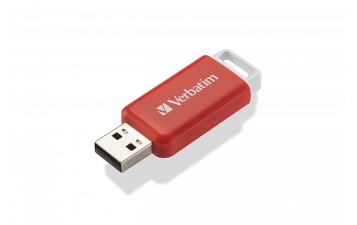 Clé USB Verbatim V DataBar 16 Go - Rouge - USB 2.0