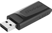 Clé USB Verbatim Slider 128 Go - Noir - USB 2.0