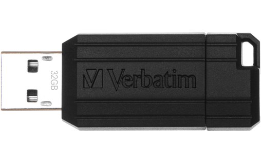 Clé USB Verbatim PinStripe 32 Go - Noir - USB 2.0