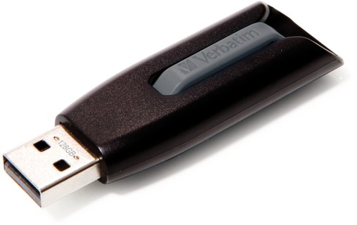 Clé USB Verbatim Store 'n' Go V3 128 Go - Noir - USB 3.2