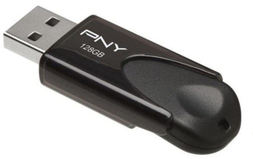 Clé USB PNY Attaché 4 128 Go - Noir - USB 2.0