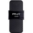 Clé USB-C et USB-A PNY Duo-Link 128 Go - Noir - USB 3.2