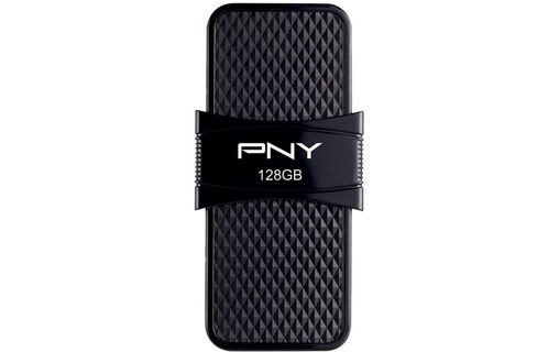 Clé USB-C et USB-A PNY Duo-Link 128 Go - Noir - USB 3.2