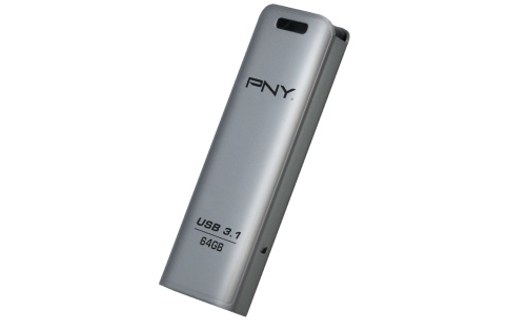 Clé USB PNY Elite Steel 64 Go - Métal - USB 3.2
