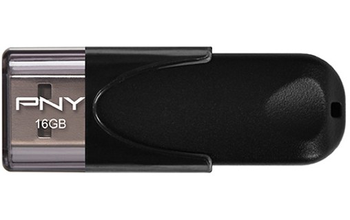 Clé USB PNY Attaché 4 16 Go - Noir - USB 2.0