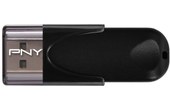Clé USB PNY Attaché 4 64 Go - Noir - USB 2.0