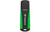 Clé USB Transcend JetFlash 810 256 Go - Noir, Vert - USB 3.2