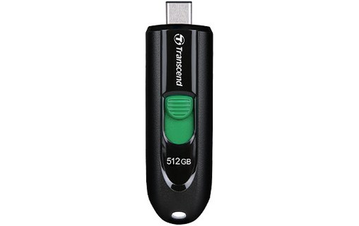 Clé USB-C Transcend JetFlash 790C 512 Go - Noir - USB 3.2