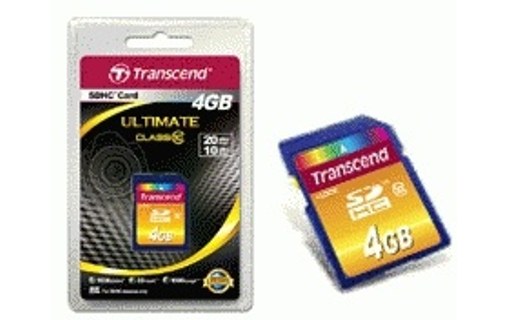 Carte SDHC Transcend TS4GSDHC10 4 Go, NAND