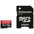 Carte microSDXC Transcend TS128GUSDU1 128 Go avec adaptateur SD, MLC