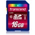 Carte SDHC Transcend TS16GSDHC10U1 16 Go, MLC