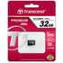 Carte microSDHC Transcend USDC10 32 Go avec adaptateur SD, NAND