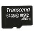 Carte microSDXC Transcend TS64GUSDXC10 64 Go avec adaptateur SD, NAND