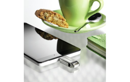 Clé USB-C et USB-A Intenso cMobile Line 128 Go - Argent - USB 3.2