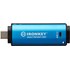 Clé USB-C Kingston IronKey Vault Privacy 50C 64 Go - Bleu, Noir - USB 3.2