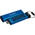 Clé USB-C Kingston IronKey Keypad 200C 8 Go - Bleu - USB 3.2